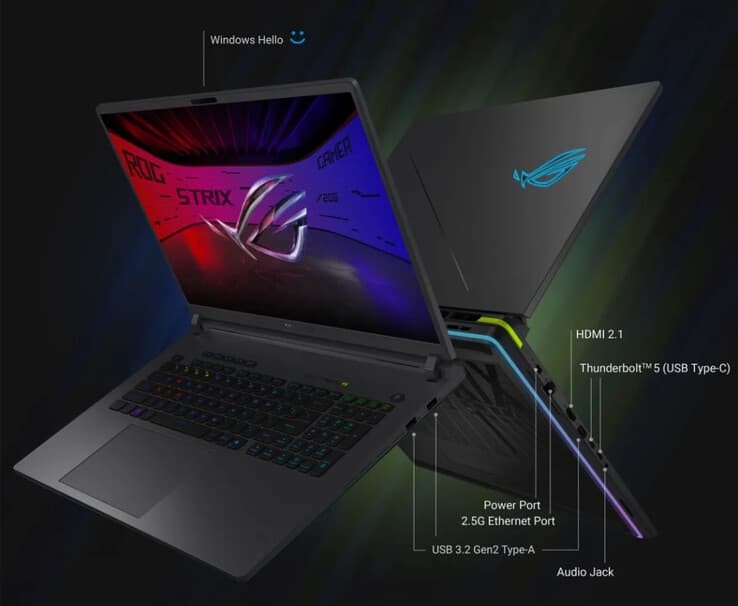 حاسوب ASUS ROG Strix G16 الجديد: معالج Core Ultra 9 290HX Plus وشاشة 300Hz للاعبين المحترفين