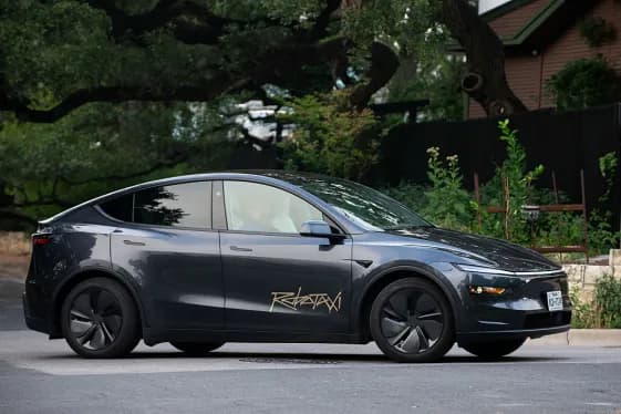 A Tesla Inc. robotaxi