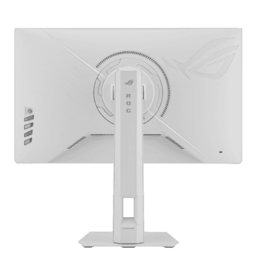 واجهة إعدادات شاشة ROG Strix تُظهر خيارات أدوات الذكاء الاصطناعي مثل Dynamic Crosshair وDynamic Shadow Boost