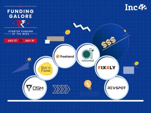 Weekly Indian startup funding roundup showing $142M raised across multiple deals