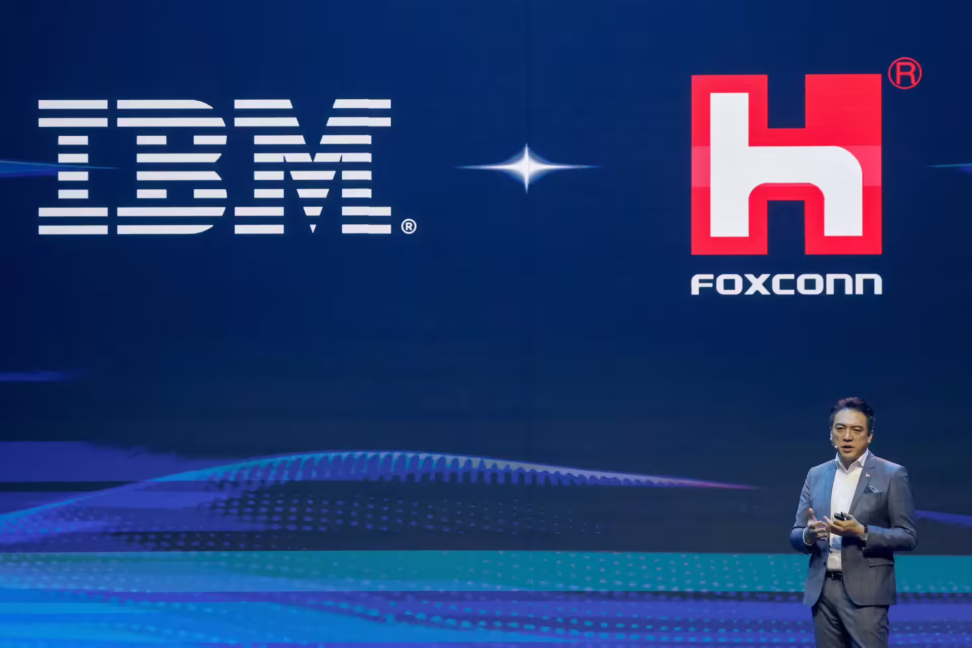 Foxconn's annual tech day event in Taipei showcasing AI and quantum computing initiatives