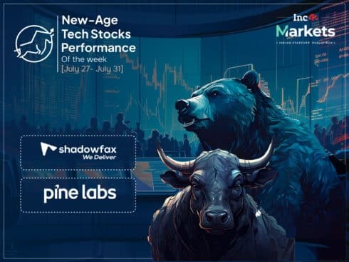 New-age tech stocks performance showing EV and fintech movements
