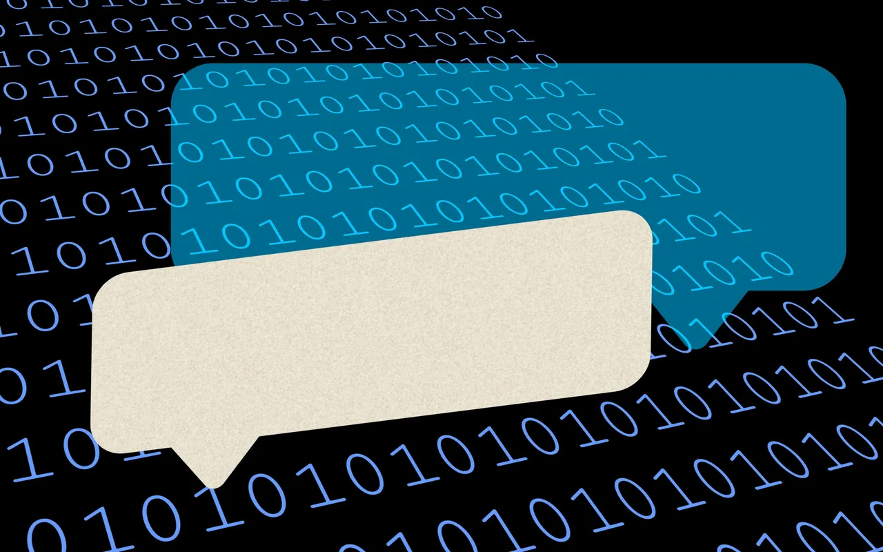 Person using AI chatbot on smartphone, illustrating AI chatbot privacy concerns