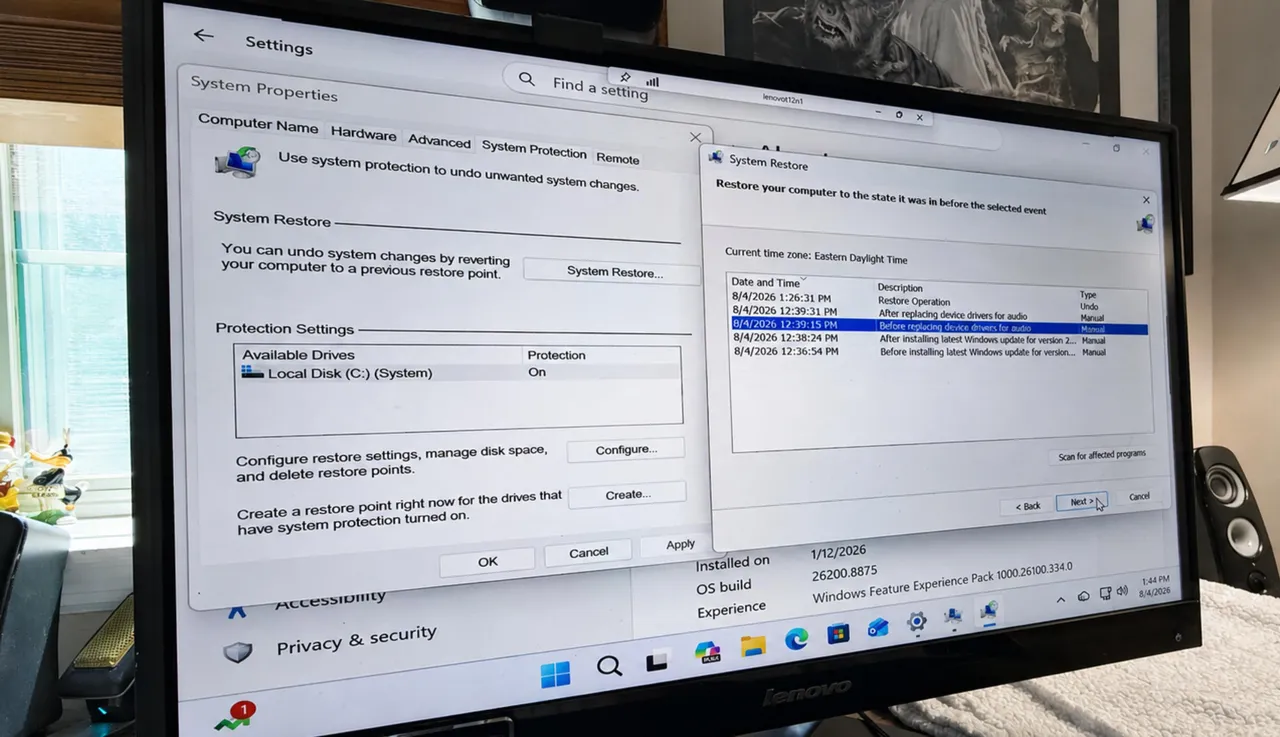 Windows 11 System Restore: set it up before disaster strikes