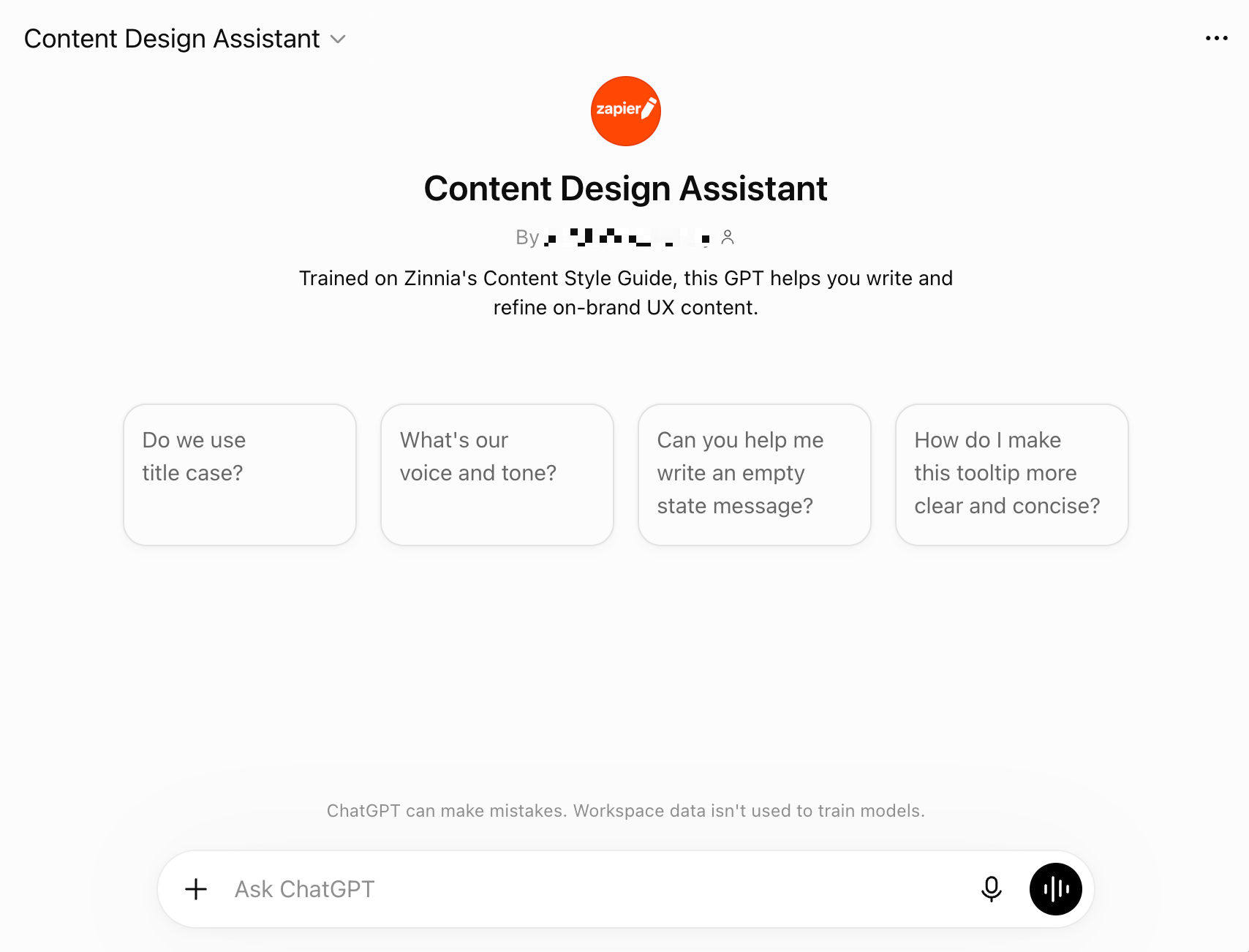 ChatGPT response with options to copy, rate, regenerate, and branch