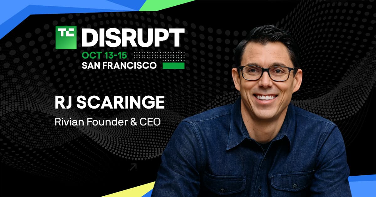 Rivian CEO to detail EV, robotics, autonomy strategy at Disrupt
