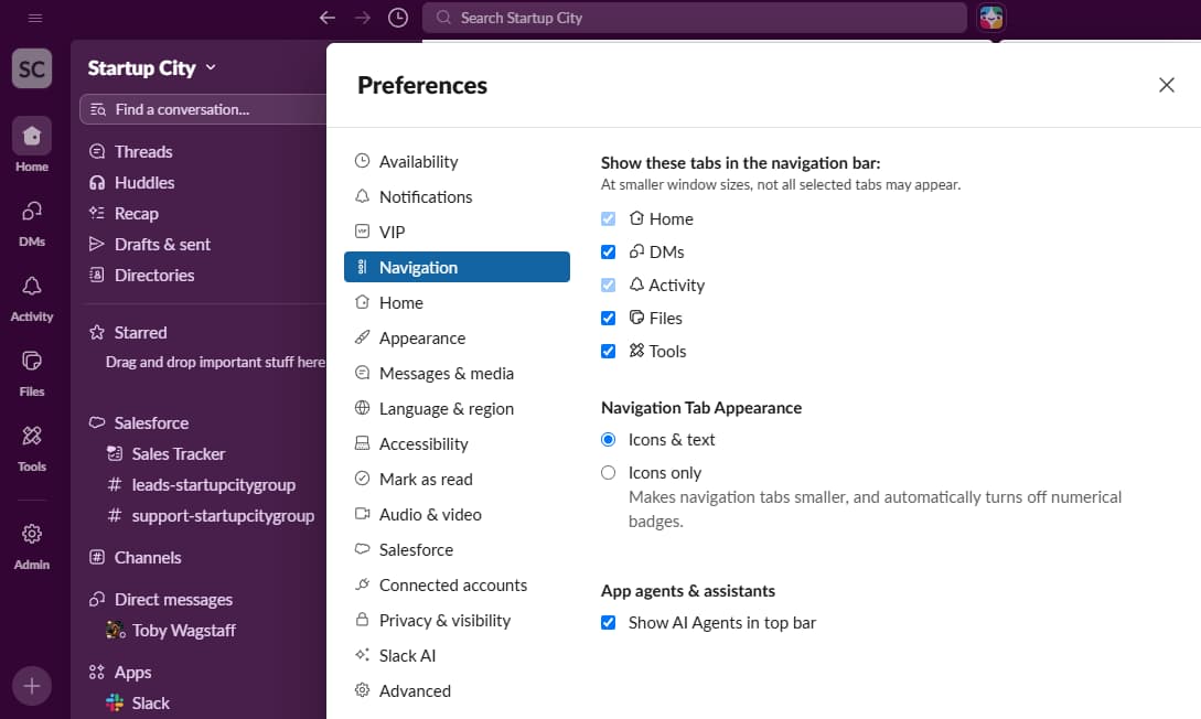 Slackbot AI assistant responding to a query in a Slack channel