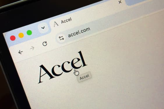 Accel venture capital firm logo and branding