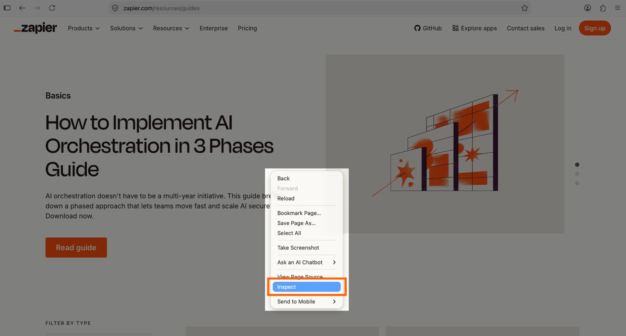 Safari Advanced settings with Show features for web developers checkbox